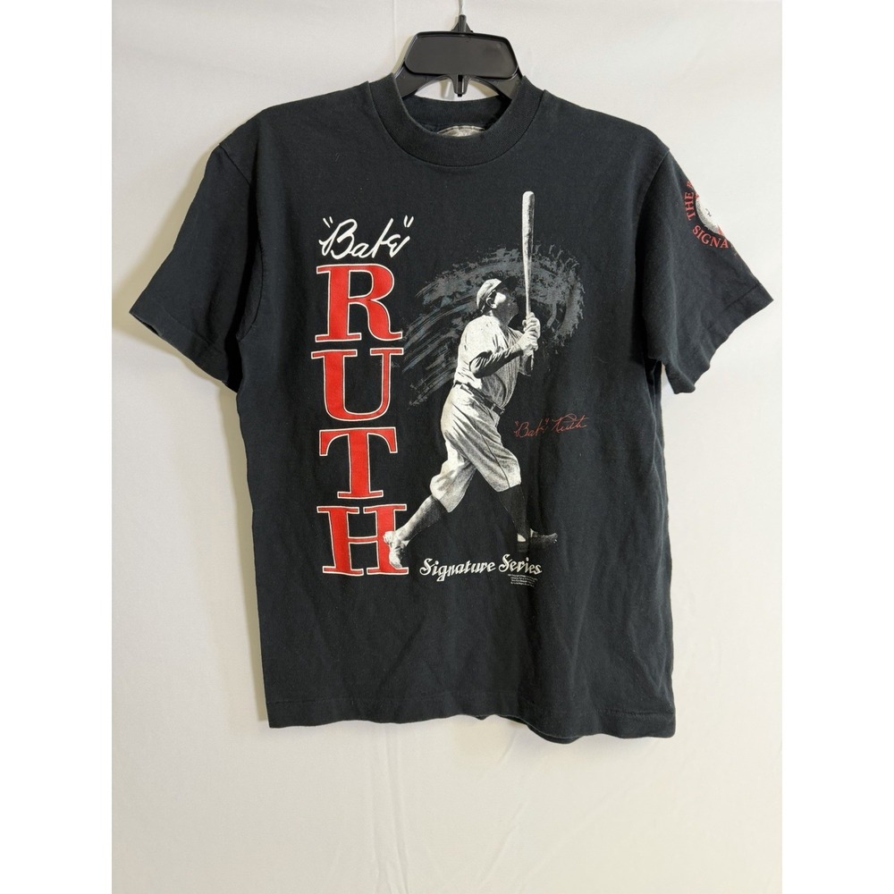 VTG 1994 Limited Edition Signature Series Babe Ruth Baseball Shirt Size M Single